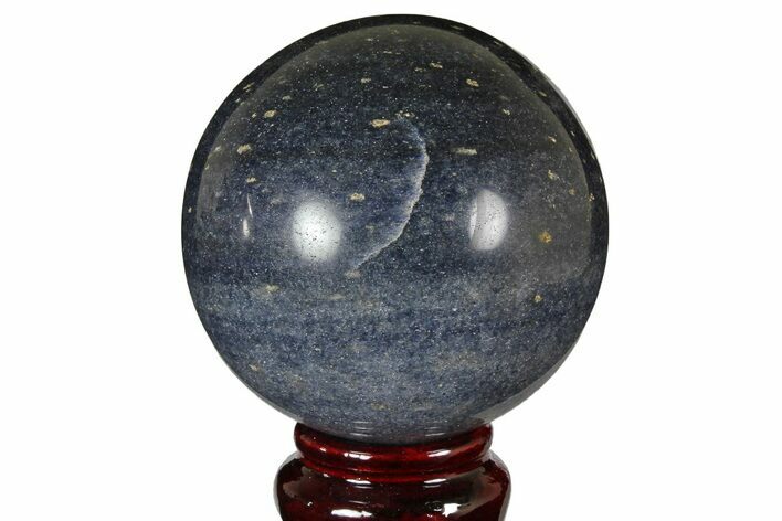 Polished Dumortierite Sphere - Madagascar #157683